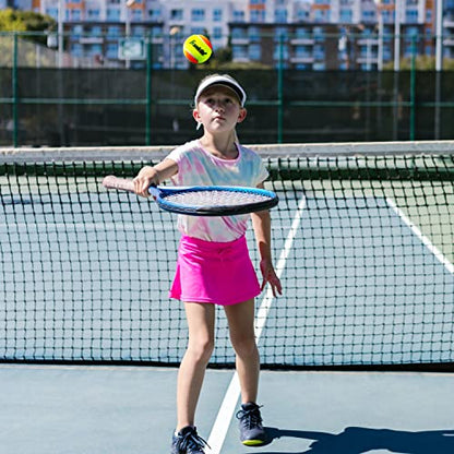 Franklin Sports Starter Tennis Balls - Pressureless, Low Bounce for Beginners - Great for Training + Practice - 3 Pack - All Court Surface
