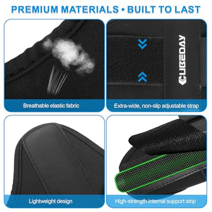 Golf Wrist Brace & Arm Band Training Aid Kit - Pro Golf Swing Trainer for Impact Control & Muscle Memory - Adjustable Golf Wrist Training Aid to Fix Slices, Hooks & Chicken Wing - Men & Women