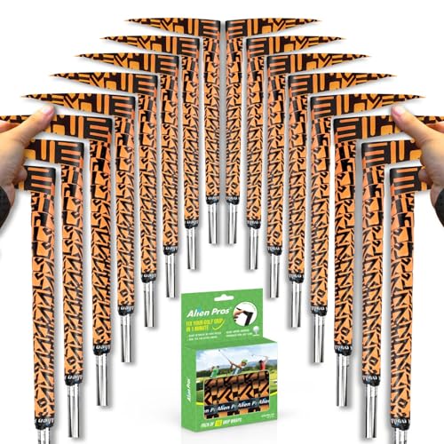 Alien Pros Golf Grip Wrapping Tapes - Innovative Golf Club Grip Solution - Enjoy a Fresh New Grip Feel in Less Than 1 Minute - style: 16-Pack Egyptian