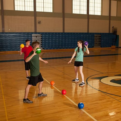 Champion Sports® Rhino Skin® Low Bounce Dodgeball Sets & Singles for Playground, PE, Backyard & League Games – Team Sports Equipment for Youth & Adults