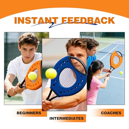 MR Sweet Spot Trainer, Tennis Racket Sweet Spot Trainer Protection Cover, Tennis Pointer Swing Training Aid Protection Cover Swing Training Aid for Starter, Set of 2