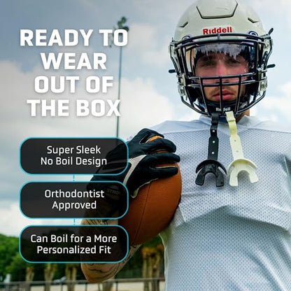 Vettex Doubleguard Mouthguard with Lip Protection - Adult, Kelly Green, Model:AC25-K - color: Kelly Green