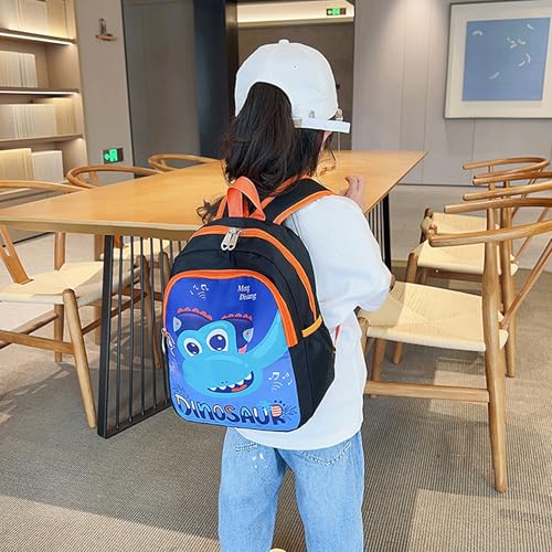 CHERUBIC Kids Toddler Cute Backpack Little Cartoon Travel Lightweight Bag Daypack For 3 Girls Boys (Dinosaur Blue) - color: Dinosaur Blue, size: Small-12"H