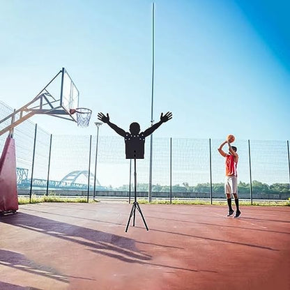 LXLZYXSF 2 Pcs Basketball Shoot Training Dummy Height Adjustable, Hands-Up Defender Mannequin - Adjustable Arms, Portable Dribbling Trainer, Gifts for Husband/Son (Color : S-Kids) - color: S-kids