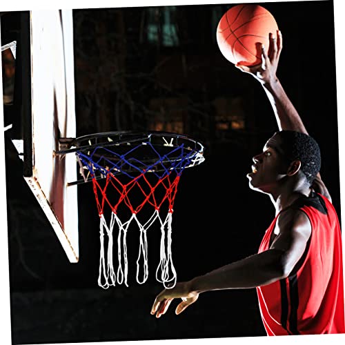VICASKY 2pcs Basketball Net Kit Replacement Hoop Nets Woven Nylon Basketball Accessories