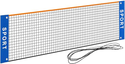 10 ft Mini Portable Soccer Tennis Net | Pickleball Net for Driveway Backyard. Easy Assemble Beach Tennis Net -（Only Net）