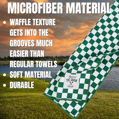 Golf Bag Accessories for Men – Golf Club Water Brush, 50 Golf Tees, Divot Tool & 12x20 Inch Towel - Golf Gifts for Men, Mens Golfing Gifts, Golf Essentials for Men, Golf Accessories Kit - style: Golf Accessories Combo