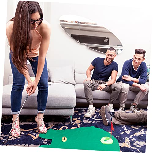 VICASKY Gold Golf Balls 2-Layer Training Aid for Putting Practice Sturdy Golf Training Tool for Indoor and Outdoor Use