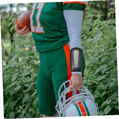 Football Tactical Wristband M Black, Ergonomic Quarterback Play Wristband, Soft Training Armband for Youth Football and Baseball Sports