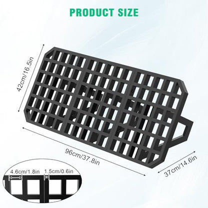 Soccer Rebounder Board, 2-Angles 2 Surfaces Portable Passing Board, Rebound Board, Soccer Wall for Backyard, Enhanced Rebound Performance for Passing & Reaction Skills - Soccer Training Equipment