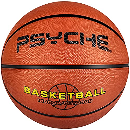 Kids Youth Basketball Size 4/5(25.5/27.5") Premium Rubber Basketball for Boys Girls Indoor Outdoor Pool Games Play(Best Gifts) - color: Brown, size: Size 4