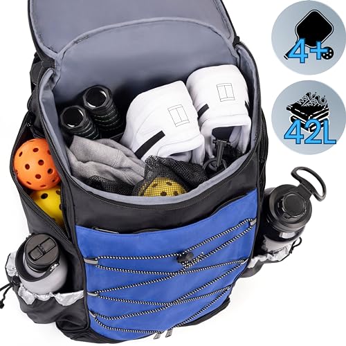 Athletico Pro 42L Pickler Pickleball Backpack (Blue) - color: Blue