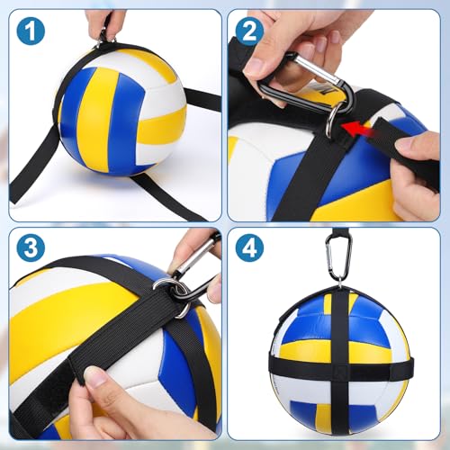 Adjustable Volleyball Spike Trainer, Solo Volleyball Serve Trainer Volleyball Hitting Trainer, Volleyball Training Equipment Volleyball Training Aids, Improve Jumping, Arm Speed, Spiking Power
