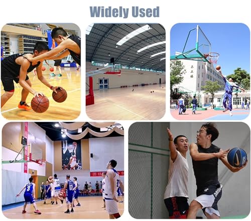 Basketball Shot Returner Metal Basketball Rebounder Attachment, Sport Basketball Return System for Hoop ＆ Rim, 180° Basketball Shooting Trainer ，Easy Install