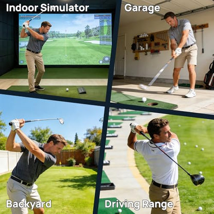 Golf Impact Stickers, High-Resolution Impact Tape for Irons, Woods & Fairway Clubs, Swing Training Aid for Home Practice, Nets & Golf Simulators, Essential Golf Accessories for Men & Women - style: Right-handed - 180 Pcs (Drivers 60, Irons 80, Fairways 40
