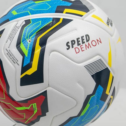 Speed Demon Soccer Ball, 12 Panel Design, Size 5, High Visibility