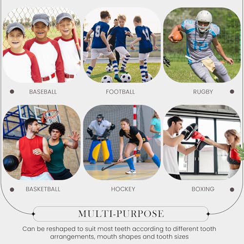Yaomiao 2 Pcs Mouth Guards Christian Teeth Guards Sport Game Guard & Case Religious MouthGuard Soccer Football Basketball Baseball Wrestling Lacrosse Rugby Boxing Taekwondo - size: Adult, style: Black & Mom