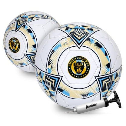 Franklin Sports Official MLS Team Soccer Balls - Official Size 5 Soccer Balls - Regulation Size + Weight Soccer Ball for Kids + Adults - Boys + Girls Soccer Ball - Air Pump Included