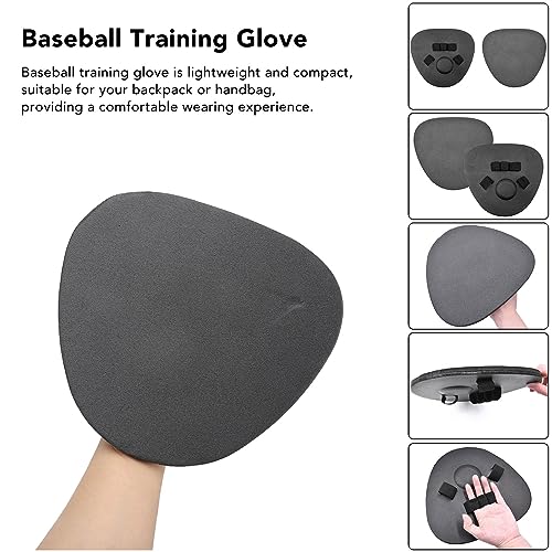 KANASI Baseball Training Glove, Foam Fielding Trainer for Infield Practice and catching Drills to Improve Skills for Kids Teens and Adults