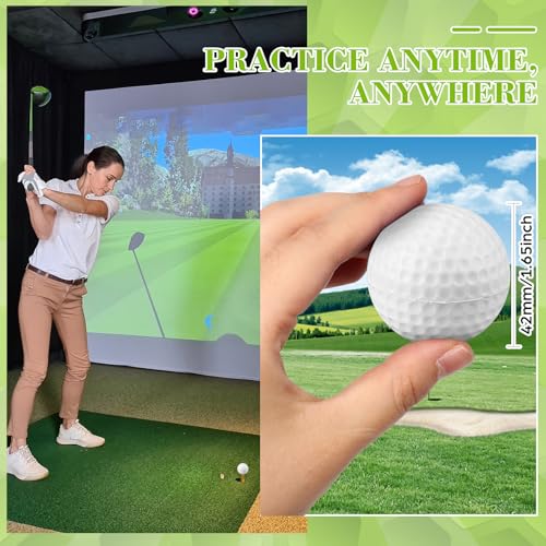 30 Pcs Foam Golf Practice Balls Soft Foam Balls for Golf Practice Realistic Feel and Flight Sport Training