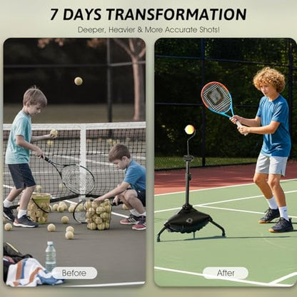 Tennis Training Aid,Tennis Practice Topspin Fast & Master Powerful Groundstrokes,Tennis Training Equipment for Beginners & Intermediate Players