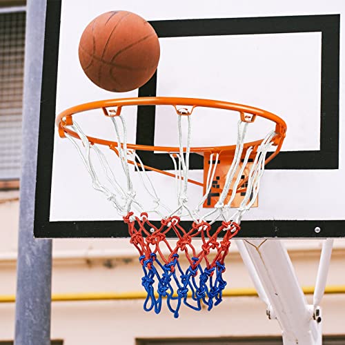 Aoneky Basketball Rim Replacement, Standard 18" Size Basketball Goal Hoop with Net