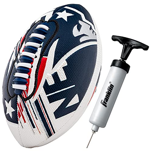 Franklin Sports NFL Team Mini Footballs - Youth 8.5" Official NFL Licensed Football + Air Pump Set