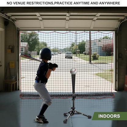 BaseGoal Baseball & Softball Backstop Nets, Heavy Duty Sports Practice Nets, Sports Netting Barrier,DIY Ball Net,Hitting Net for Baseball, Hockey, Soccer, LAX and More