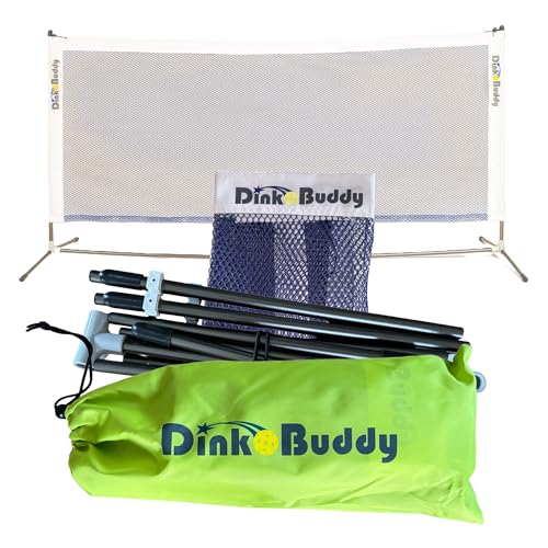 Mini Pickleball Net Set - Ultraportable, Fits in Backpack - 11-ft, 6-ft or 6-ft x 2-Pack Options, or 4-ft for Kids - Pickleball Net Portable Outdoor/Indoor Play - Sports Kit for Women, Men & Kids