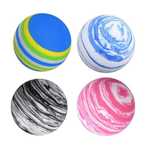 10Pcs / Set Golf Practicing Balls Rainbow Color Foam for Swing Training Training Rainbow Indoor Practice