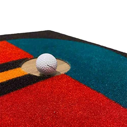 Explanar Golf Putting Mat - 4 Meter (13 Feet) - Indoor Golf Putting Trainer Helping Golfers Improve Putting Visualization, Accuracy and Alignment