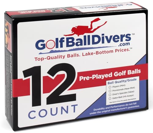 for Mojo Recycled Golf Balls, AAAA Grade, Near Mint Condition - size: 12 Balls