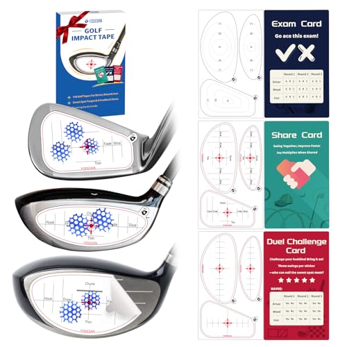 No-Residue Golf Impact Tape – 2026 Innovative High-Resolution Strike Stickers – Instant Swing Feedback, Fun & Effective Practice, Training Gift for Beginners & Pros - style: 150PC-Right-Handed Stickers