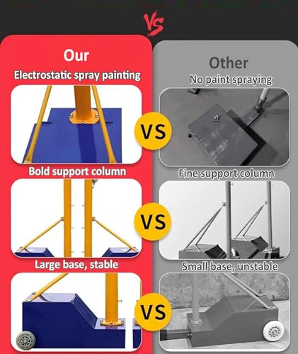 Portable Volleyball & Badminton Net Stand with Stable Base & Wheels for Indoor/Outdoor Use - Adjustable Height, Easy Setup, Perfect for Gym & Backyard Games