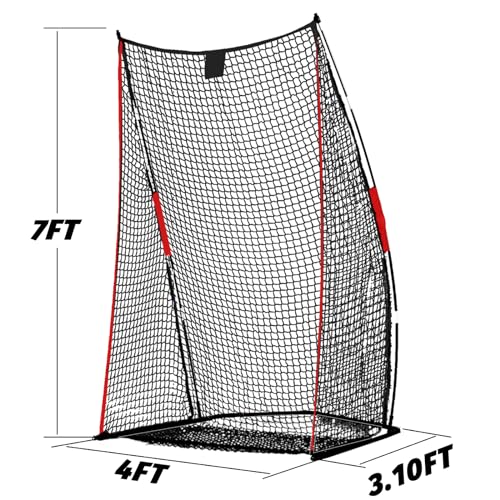 Doublehorse Football Kicking Net - 4x7FT Portable Rugby Lightweight Quarterback Target Toss Throwing Practice Training Game for Outdoor Indoor Backyard Sports Field Teens Adults Practice Gifts
