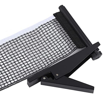 Professional Standard Table Tennis Net Rack Set with Nylon Net, Stainless Steel and Metal Brackets for Indoor Match