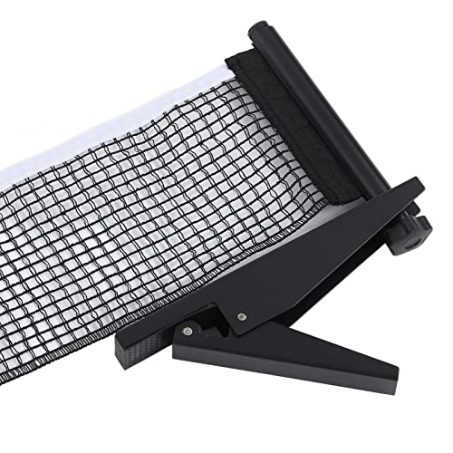 Retractable PingPong Net, Professional Table Tennis Net, Portable PingPong Net Set, Collapsible, Adjustible, for Any Table Indoor Outdoor, for Training Competition