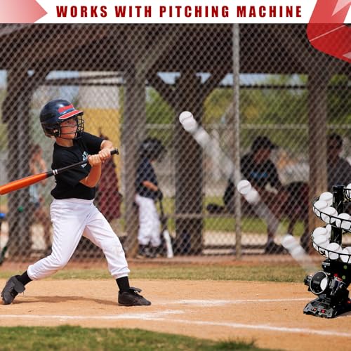 Magicorange Baseball, 12 Pack Training Baseballs Unmarked Practice Rubber Core Baseballs for Hitting, Soft Toss, Batting, Fielding, Pitching