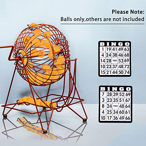 100Pcs Numbered Table Tennis Balls Beer PingPong 40mm Raffle Balls Lottery Balls Printed with Numbers for Party Games - color: Yellow