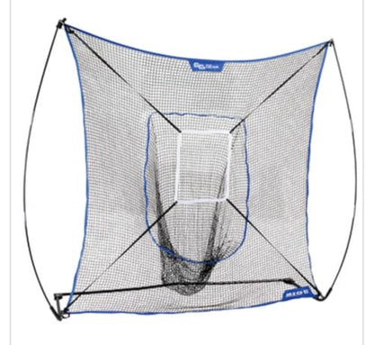 7x7 Baseball Training Net- Heavy Duty Pitching & Hitting Practice net for Baseball and Softball, 7ft x 7ft Strike Zone with Carry Bag- Backyard, Batting Cages, Team Drills, Solo Training