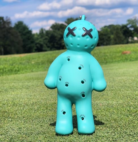 Ball Tee Holder | Novelty Keychain Accessory for Bag | Gifts for Men | Fits 3 1/4, 2 3/4, 1 1/2 Tees - color: Turquoise