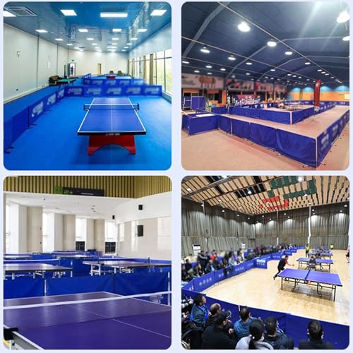 The Movable Ping Pong Ball Baffle,Table Tennis Field Fence,Portable Table Tennis Court Surround Ball Baffle,for Play Areas & Basements，（2 Pieces） - size: 2 pieces