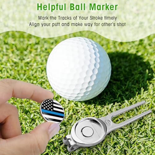 CHIVENIDO Divot Tool Divot Repair Tool, Premium Golf Divot Tool Golf Ball Maker - color: 3