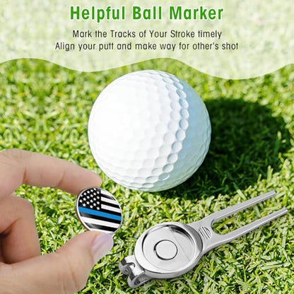 CHIVENIDO Divot Tool Divot Repair Tool, Premium Golf Divot Tool Golf Ball Maker - color: 3