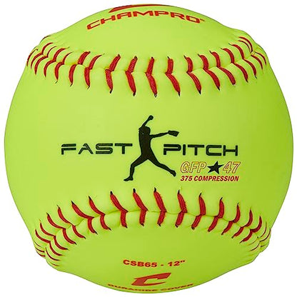 Champro Recreational Fast Pitch Softballs with Durahide Cover 12 PK - size: 12"