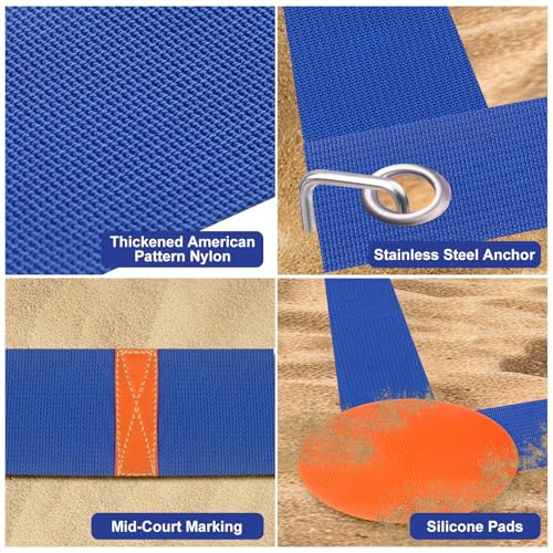 Beach Volleyball Court Line Beach Volleyball Court Boundary Sideline and End Line 16m X 8m Beach Volleyball Official Court Size Sand Volleyball Court Line Set