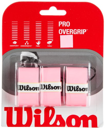 Wilson Pro Overgrip (3-Pack) - color: Optic Pink