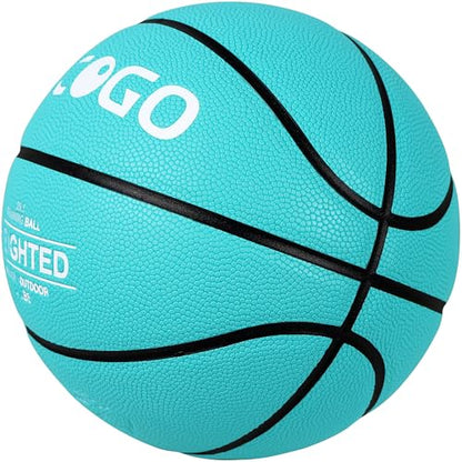 Size 6/7 Weighted Training Basketball (2.2/3/3.3 lbs) - Heavy Indoor/Outdoor Basketball for Dribbling, Passing, Rebounding & Skill Development - size: Size 6, style: 2.2LBS