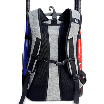 PHINIX Baseball & softball Backpack for Adults,Large Capacity Holds Bat, Helmet, Glove, Shoes