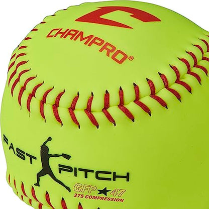 Champro Recreational Fast Pitch Softballs with Durahide Cover 12 PK - size: 11"